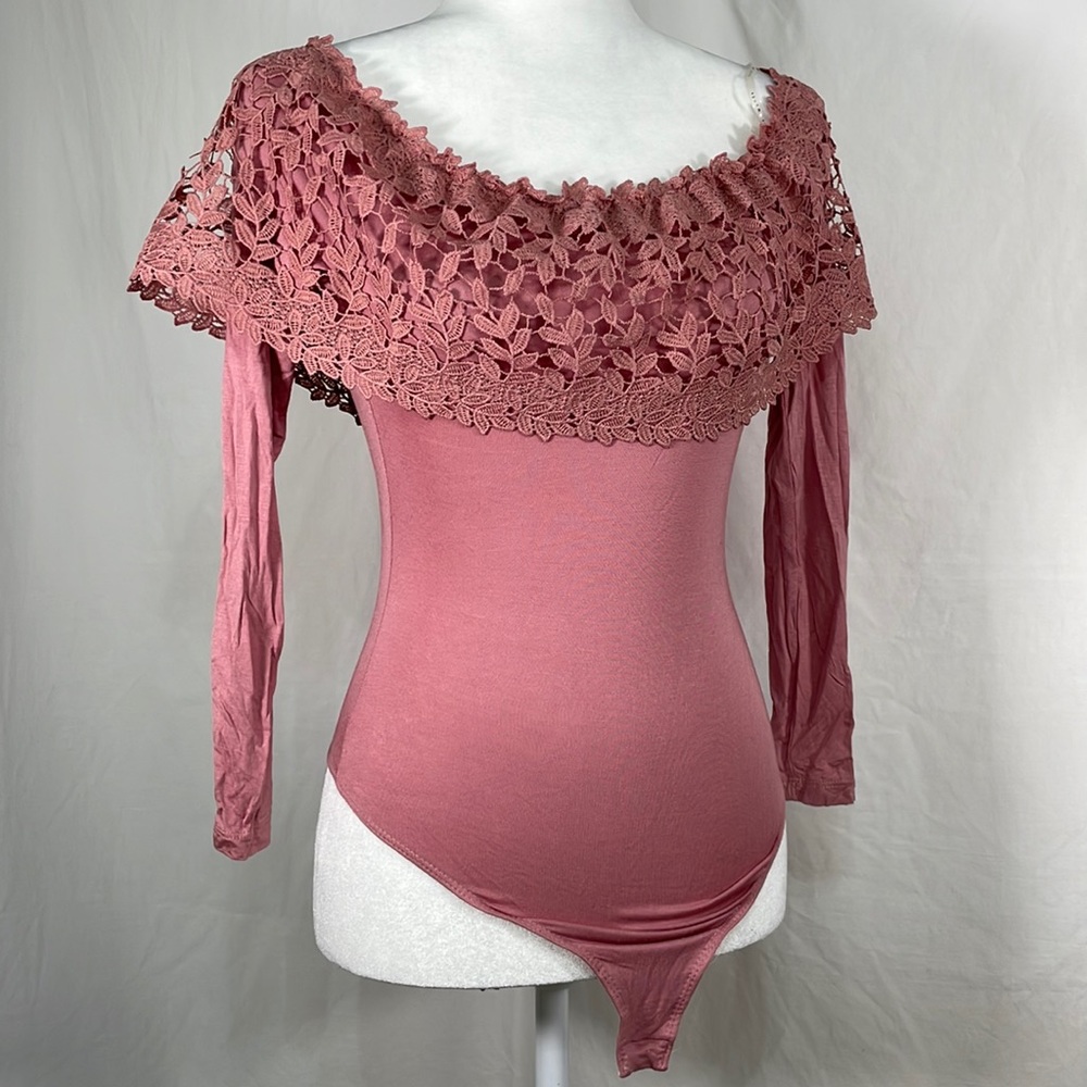 Haute Monde Mauve Bodysuit